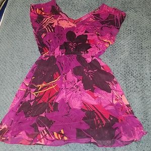 2/$10 Tropical Floral Dress